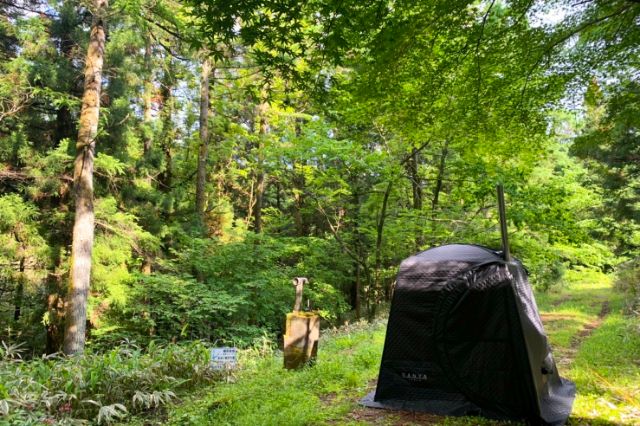 夏のテントサウナ